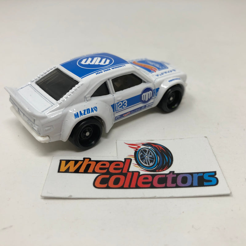 Mazda RX-3 * White * Hot Wheels Loose 1:64 Scale