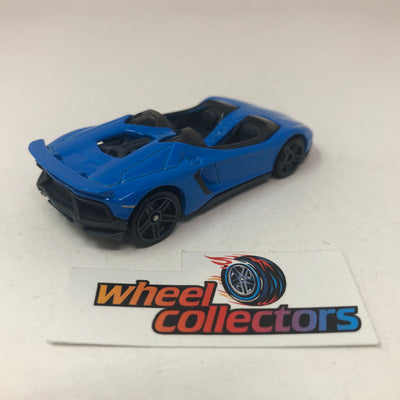 Lamborghini Aventador J * Blue * Hot Wheels Loose 1:64 Scale