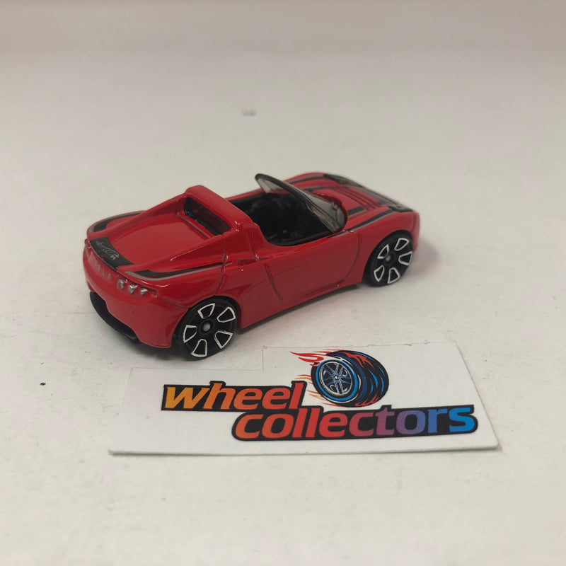 Tesla Roadster * Red * Hot Wheels Loose 1:64 Scale