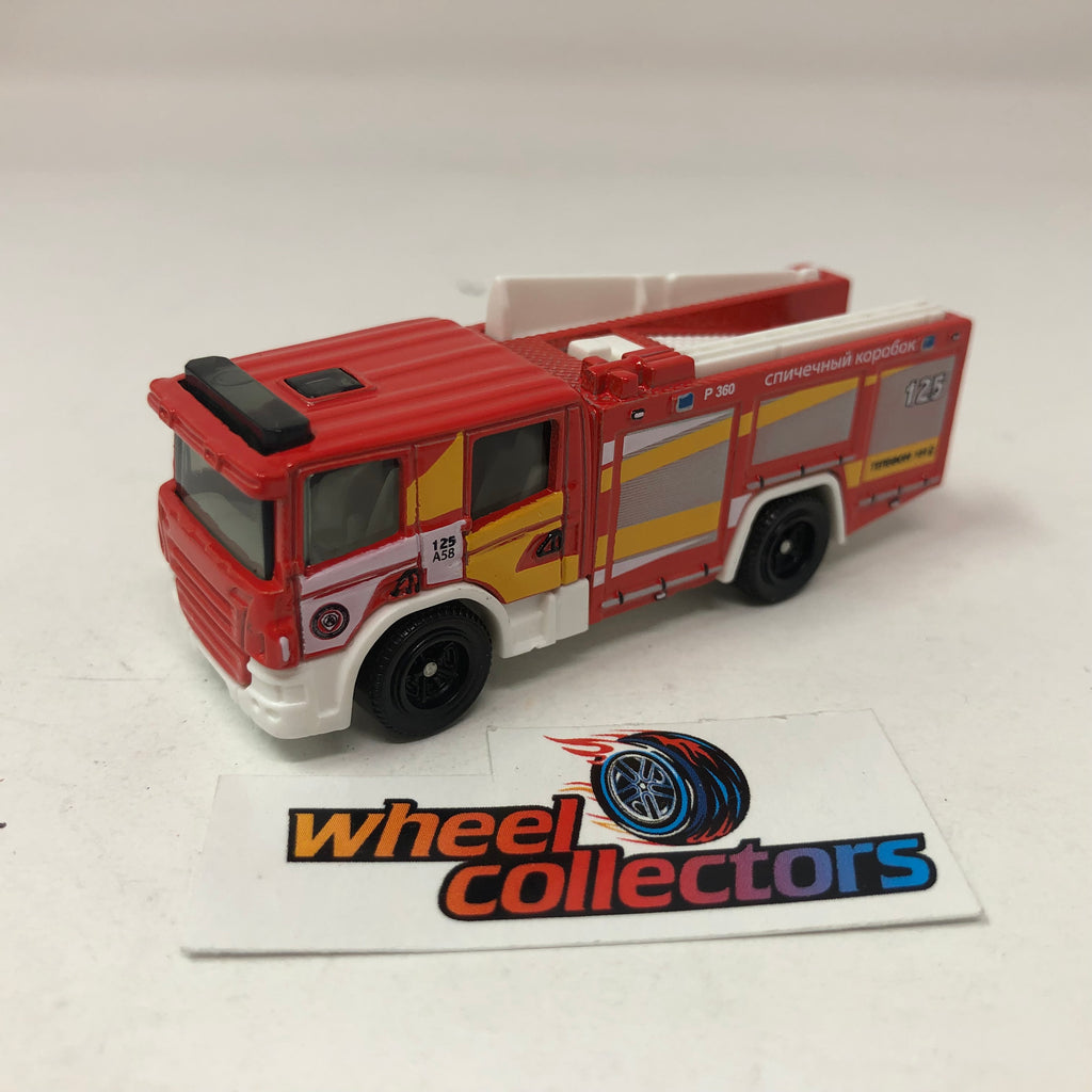 Matchbox scania fire engine online