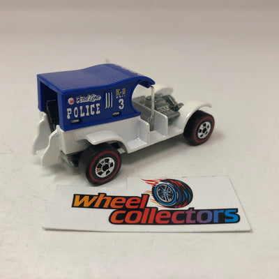 Copper Stopper * White * Hot Wheels Loose 1:64 Scale