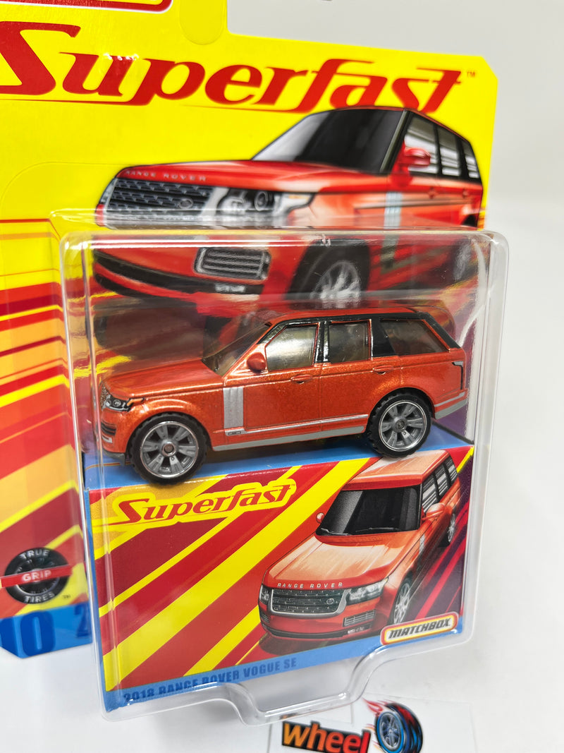 2018 Range Rover Vogue SE * Orange * Matchbox Superfast Series