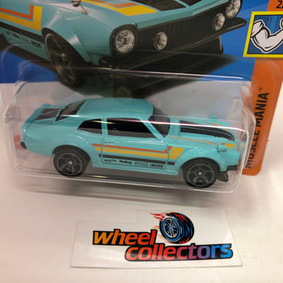 Custom Ford Maverick #99 * Teal * 2023 Hot Wheels Case D Short Card