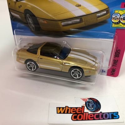 '84 Corvette #74 * Gold * 2023 Hot Wheels Case D Short Card
