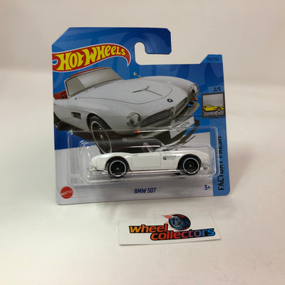 BMW 507 #120 * White * 2023 Hot Wheels Case D Short Card