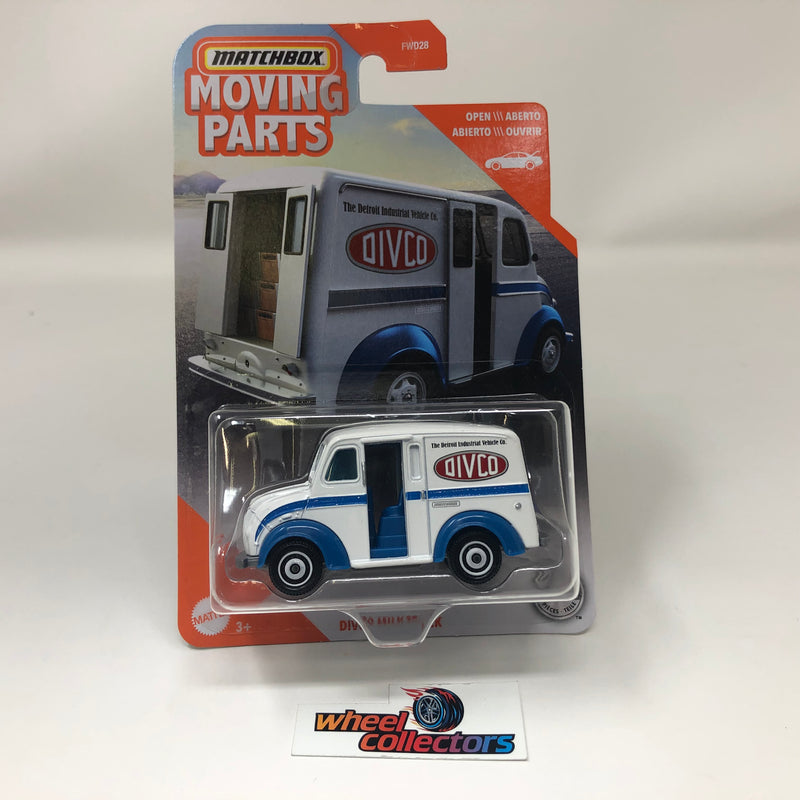 DIVCO Milk Truck * WHITE * Matchbox Moving Parts