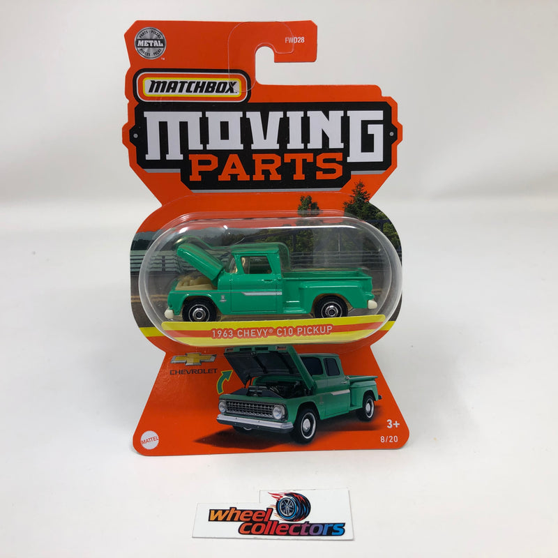 1963 Chevy C10 Pickup * GREEN * Matchbox Moving Parts