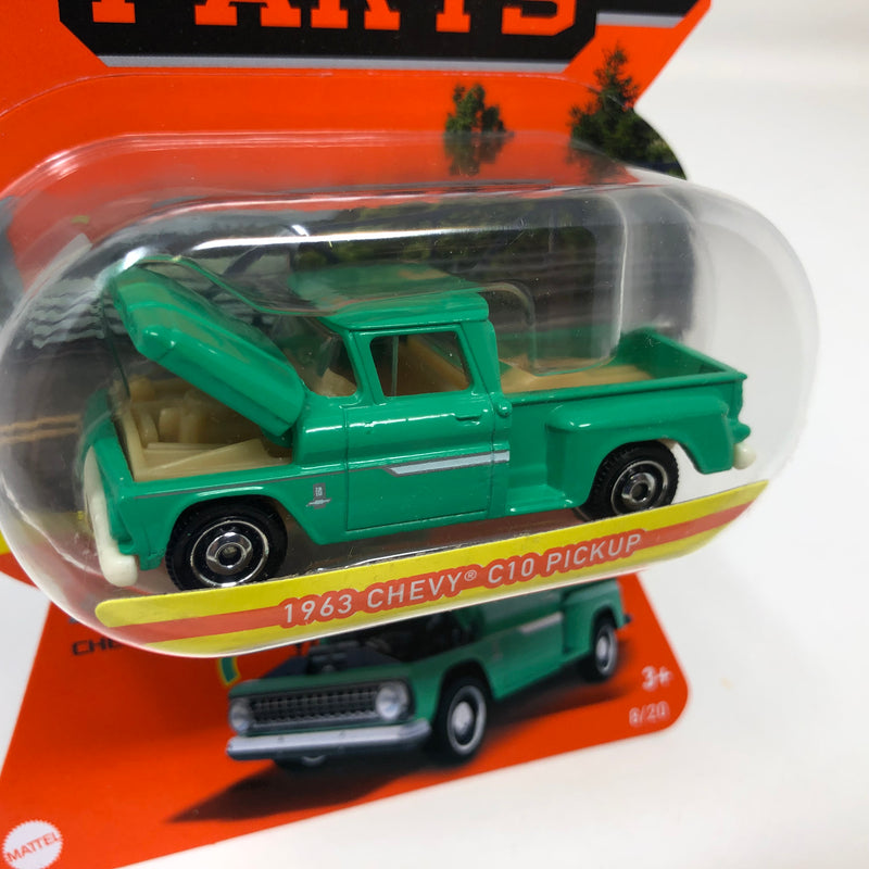 1963 Chevy C10 Pickup * GREEN * Matchbox Moving Parts