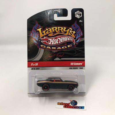 '69 Camaro #17 * Black * Hot Wheels Larry's Garage