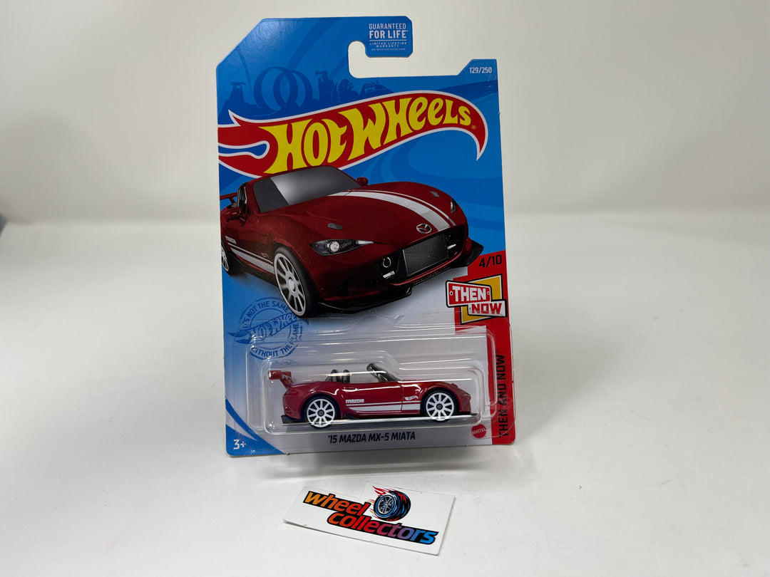 ミニカー '15 MAZDA MX-5 MIATA Hot Wheels 2025 Hot Wheels 15 Mazda MX-5 Miata Compact Kings Series Red