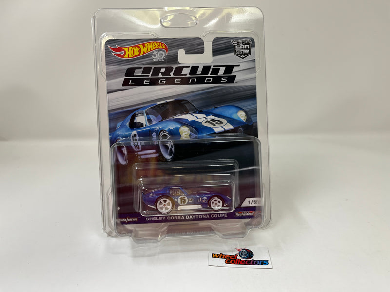 Shelby Cobra Daytona Coupe * BLUE * Hot Wheels Premium Car Culture Circuit Legends