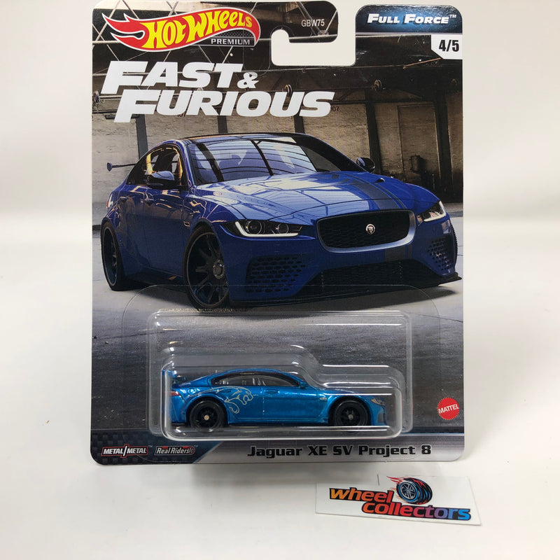 Jaguar XE SV Project 8 * Blue * Hot Wheels FUL FORCE Fast & Furious