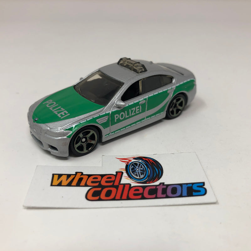 BMW M5 Police * Gray/Green * Matchbox Loose 1:64 Scale