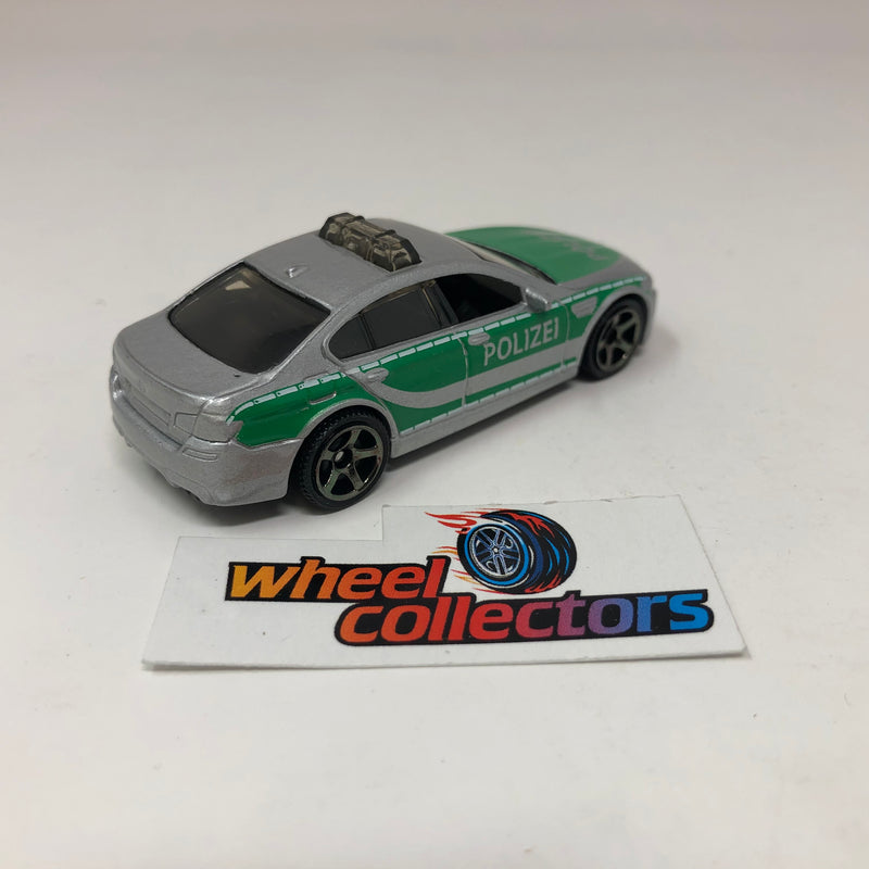 BMW M5 Police * Gray/Green * Matchbox Loose 1:64 Scale
