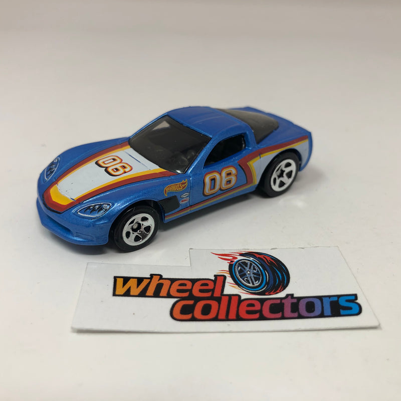 Corvette C6 * Blue * Hot Wheels Loose 1:64 Scale