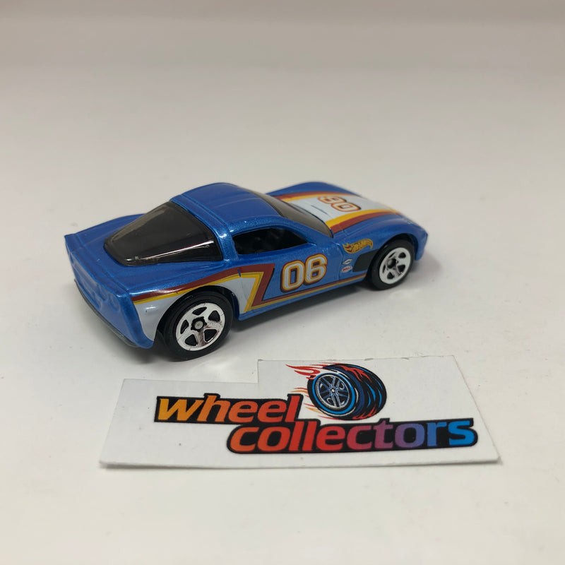 Corvette C6 * Blue * Hot Wheels Loose 1:64 Scale