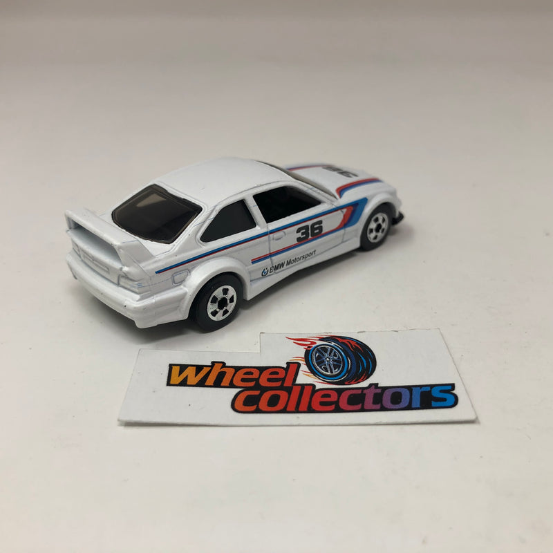 BMW E36 M3 Race * White * Hot Wheels Loose 1:64 Scale