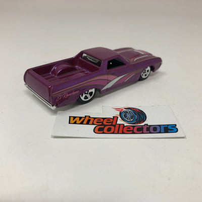 '72 Ford Ranchero * Purple * Hot Wheels Loose 1:64 Scale