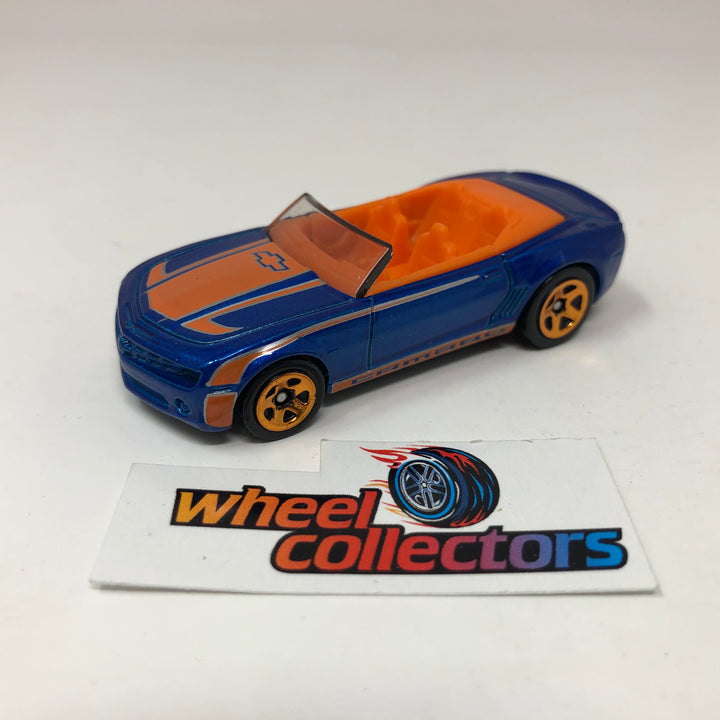 ミニカー Hot Wheels Camaro Convertible Concept 50 Camaro Convertible Concept * Blue * Hot Wheels Loose 1:64 Scale