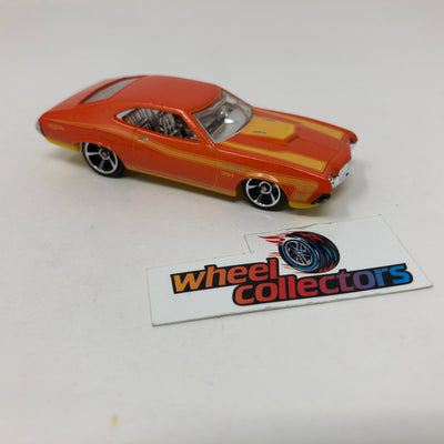 '72 Ford Gran Torino Sport * Hot Wheels Loose Walmart Only Orange