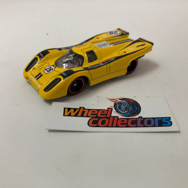 Porsche 917 * Yellow * Hot Wheels Loose 1:64 Scale
