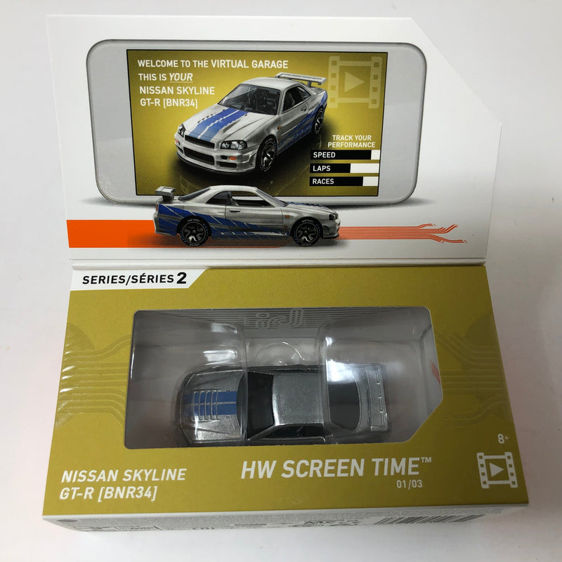 Nissan Skyline GT-R BNR34 Fast & Furious * 2022 Hot Wheels ID Car Series Limited Case A