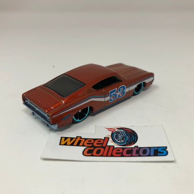 '69 Ford Torino Talladega * Orange * Hot Wheels Loose 1:64 Scale