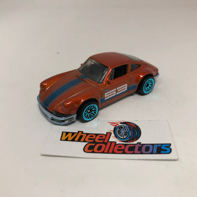 '71 Porsche 911 * Orange * Hot Wheels Loose 1:64 Scale