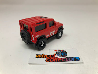 Land Rover Defender 90 * Red * Hot Wheels Loose 1:64 Scale