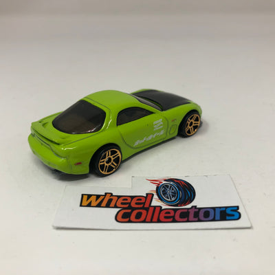 '95 Mazda RX-7 * Green * Hot Wheels Loose