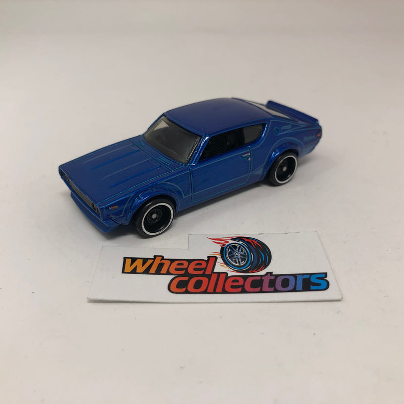 Nissan Skyline 2000 GT-R * Blue * Hot Wheels Loose