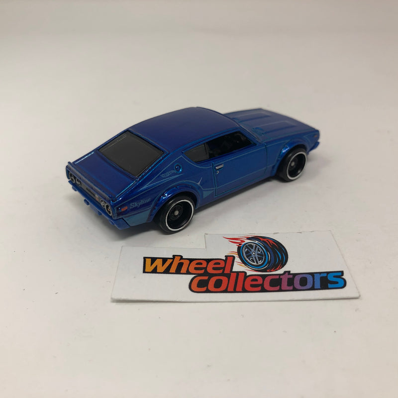 Nissan Skyline 2000 GT-R * Blue * Hot Wheels Loose