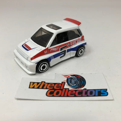 '85 Honda City Turbo II * White * Hot Wheels 1:64 scale Diecast Loose