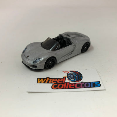 Porsche 918 Spyder * Silver * Hot Wheels 1:64 scale Diecast Loose