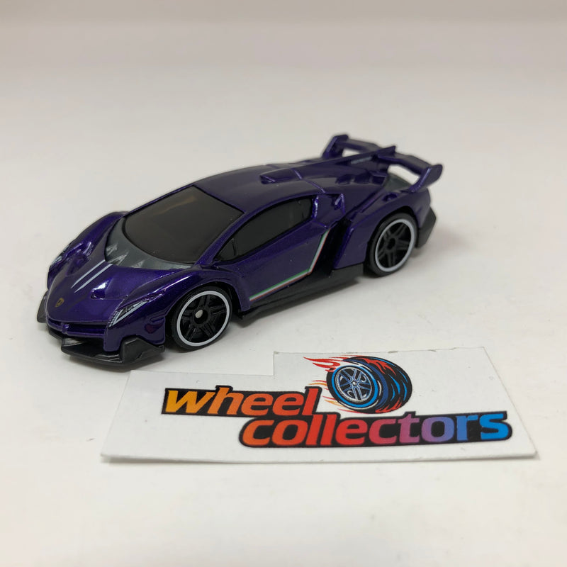 Lamborghini Venemo * Purple * Hot Wheels 1:64 scale Diecast Loose