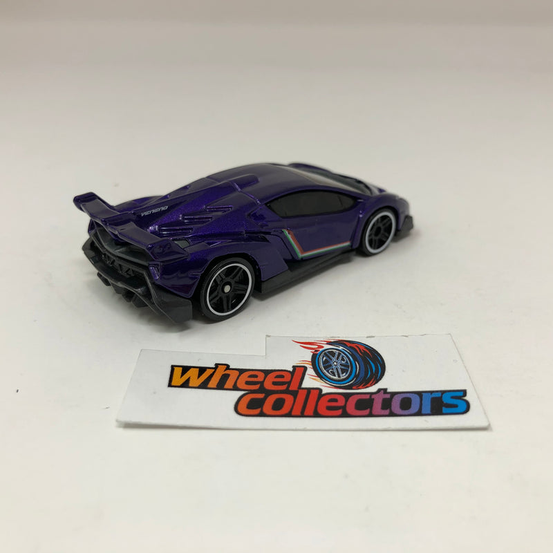 Lamborghini Venemo * Purple * Hot Wheels 1:64 scale Diecast Loose