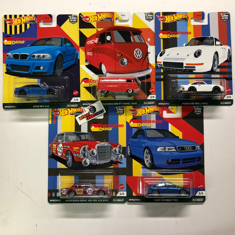 5 Car Set Deutschland Design Series * 2021 Hot Wheels Car Culture