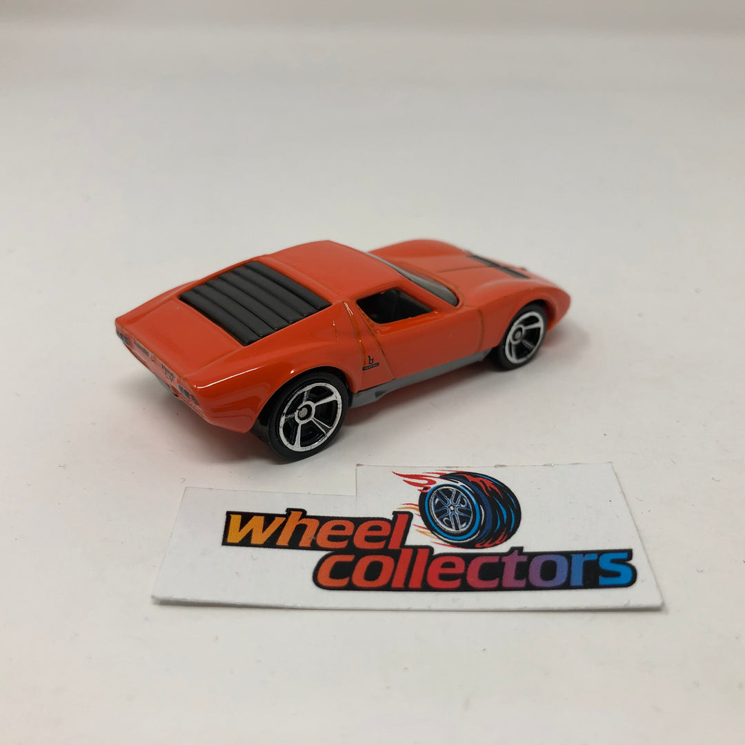 71 Lamborghini Miura SV * Orange * Hot Wheels Loose 1:64