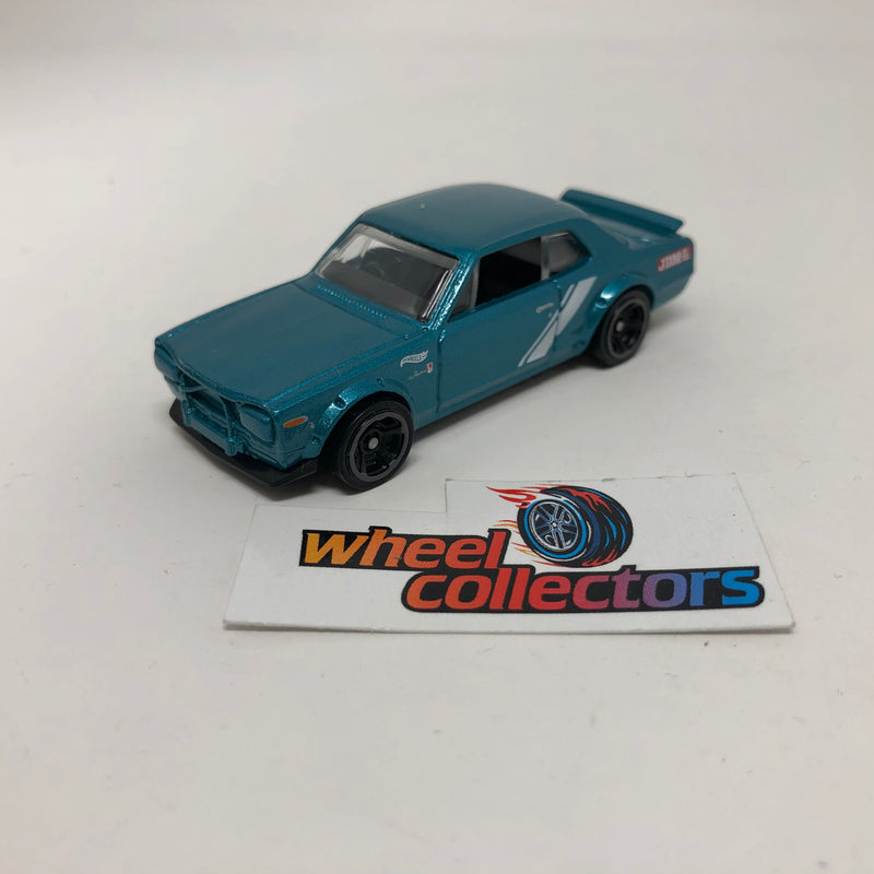 Nissan Skyline HT 2000GT-X * Blue * Hot Wheels Loose 1:64 Scale