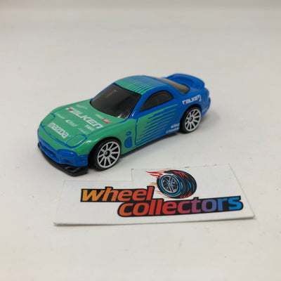 '95 Mazda RX-7 * Blue * Hot Wheels Loose 1:64 Scale
