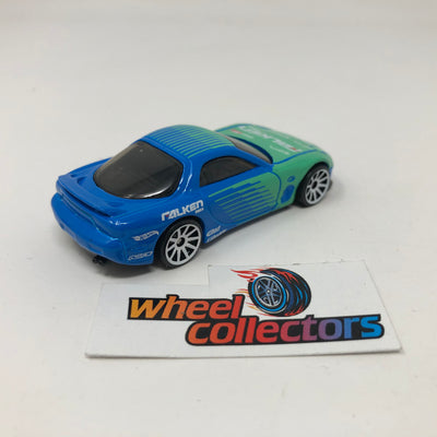 '95 Mazda RX-7 * Blue * Hot Wheels Loose 1:64 Scale