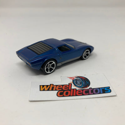 '71 Lamborghini Miura SV * Blue * Hot Wheels Loose 1:64 Scale