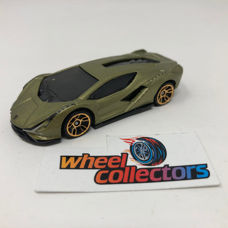 Lamborghini Sian FKP 37 * Green * Hot Wheels Loose 1:64 Scale