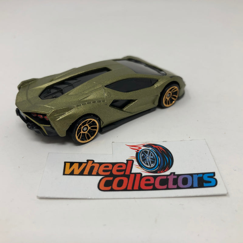 Lamborghini Sian FKP 37 * Green * Hot Wheels Loose 1:64 Scale