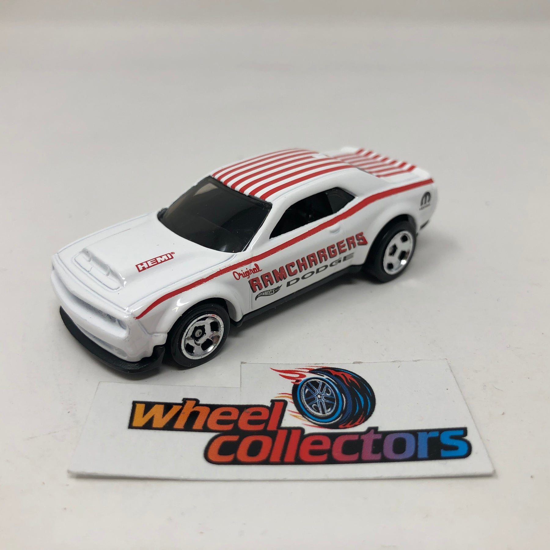 18 Dodge Challenger SRT Demon * White * Hot Wheels Loose 1:64