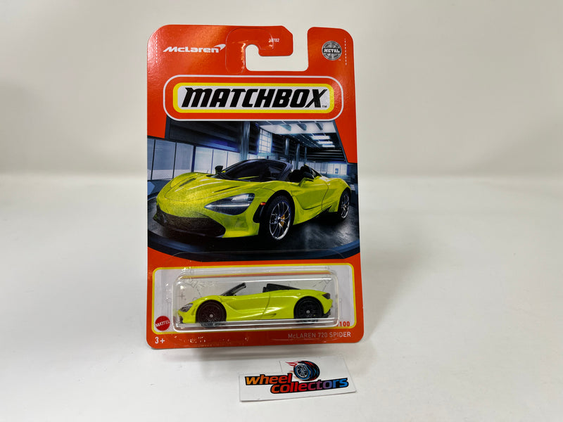 McLaren 720 Spider * Yellow * Matchbox Basic Series
