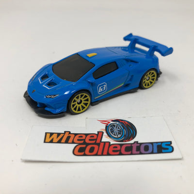 Lamborghini Huracan LP 620-2 Super Trofeo * Blue * Hot Wheels Loose 1:64 Scale