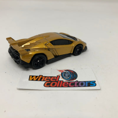 Lamborghini Venemo * Gold * Hot Wheels Loose 1:64 Scale