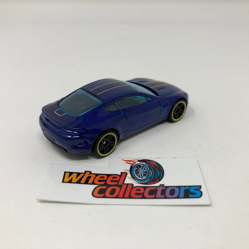 Aston Martin V8 Vantage * Blue * Hot Wheels Loose 1:64 Scale