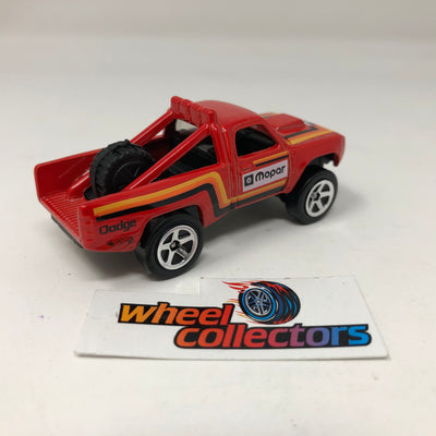 '87 Dodge D100 * Red * Hot Wheels Loose 1:64 Scale